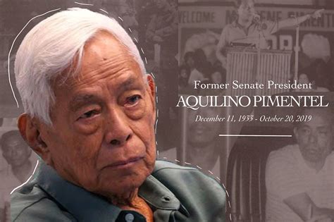 Nene Pimentel’s one true legacy .